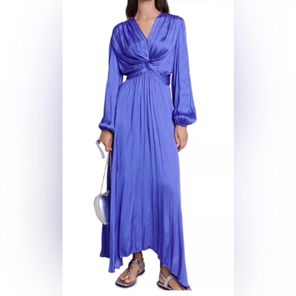 Maje Royal Blue Maxi Dress
